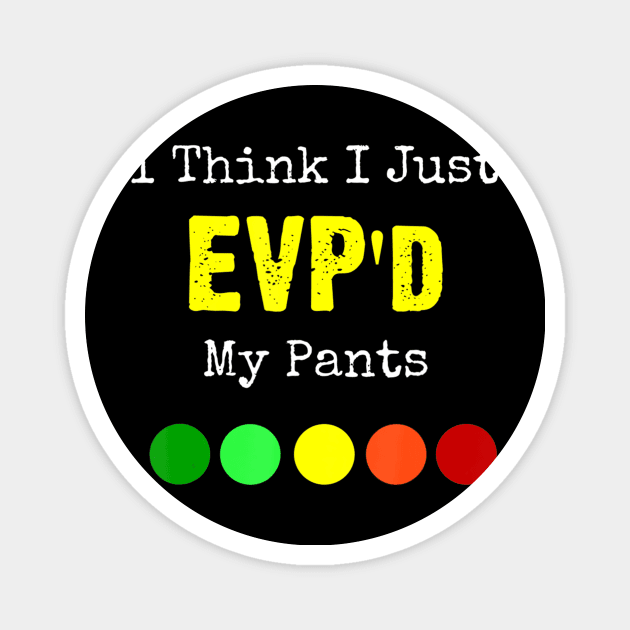 Ghost Hunting EVP Paranormal Spirit Funny Gift Men's Magnet by wcfrance4